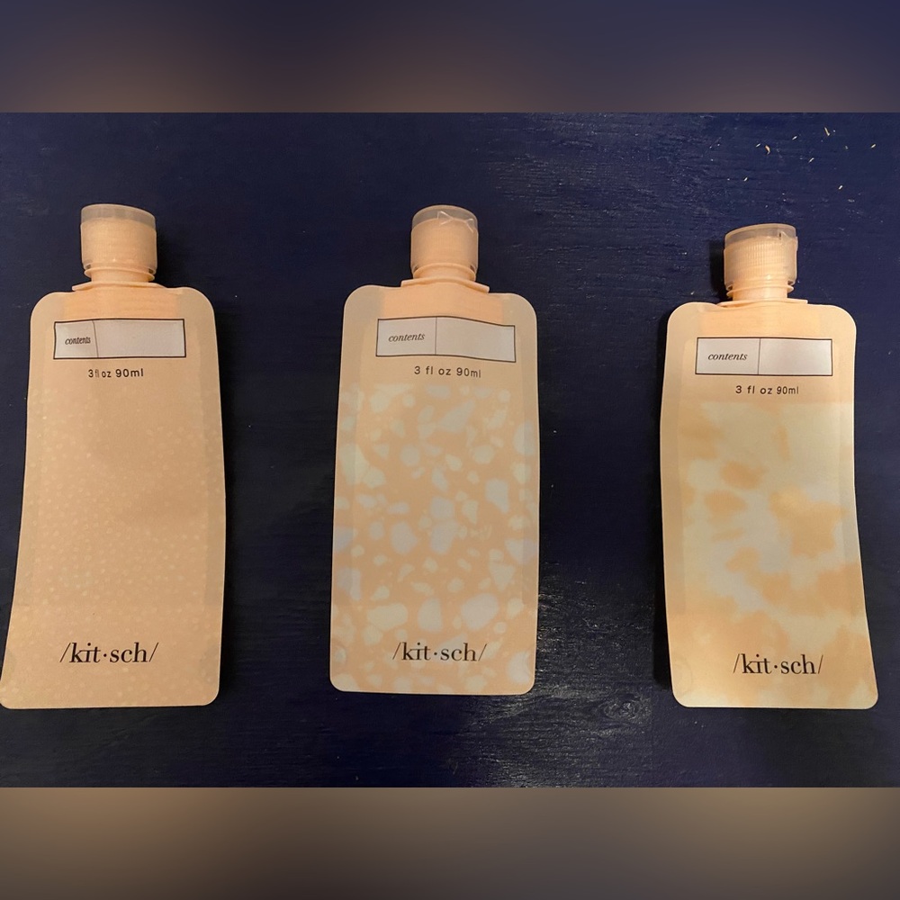 Travel Toiletry Containers (set of 3)